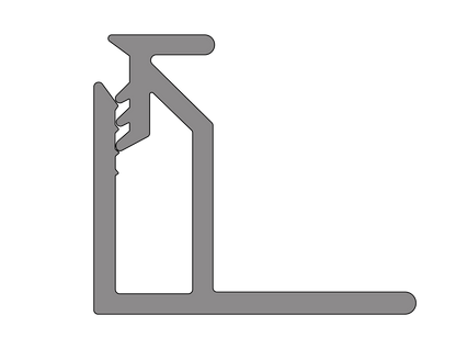 SS25-SE SoundScapes™ Square Edge 25mm Fabric Gripping Wall Panel Frame  3M length