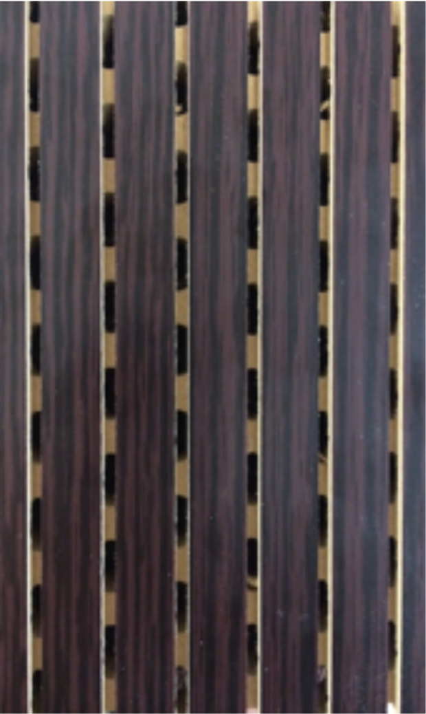 Manhattan AcoustaFlow™ Slotted Diffuser Wall Panel - Chocolate Brown