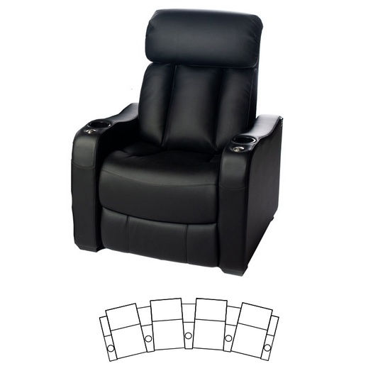 CFG431-MF Brooklyn Pro Microfiber Leather Dual Motor