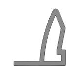 SS33-IE SoundScapes™ Invisible Edge 33mm Fabric Gripping Wall Panel Frame  3M length