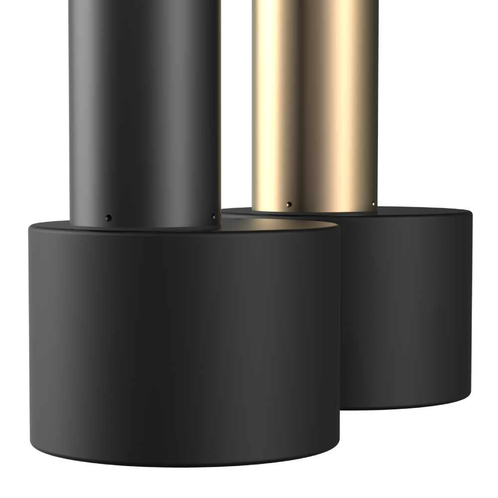 Origin LSB64 Black Round Landscape Bollard Collection
