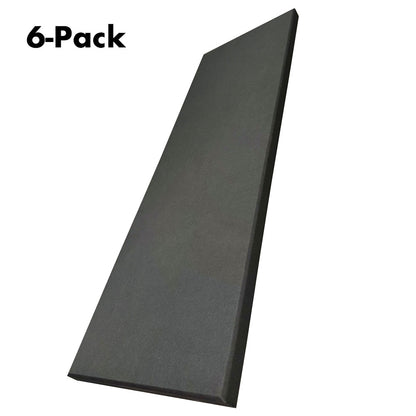 Manhattan AcoustaSense™ Acoustic Absorption Panel Rectangular Black - 6 Pack