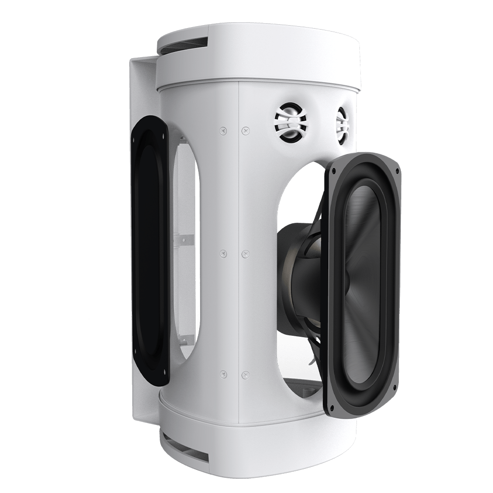 Origin OS65DTW WHITE Single Stereo 2 Way